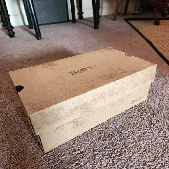 Black Born Skathi Shoes Clogs Casual Slip On Leather NWT - Picture 12 of 12